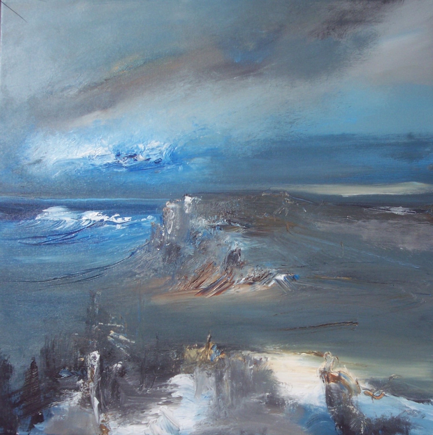 'Cliff Surf' by artist Rosanne Barr